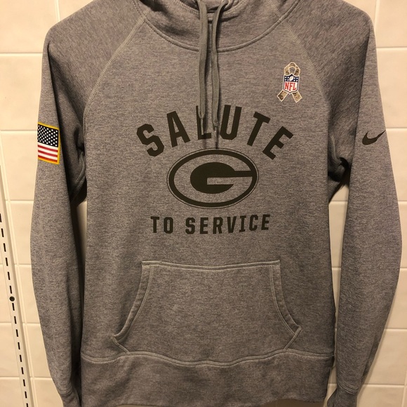 Nike Tops - Packers Nike Women’s Salute to service hoodie
